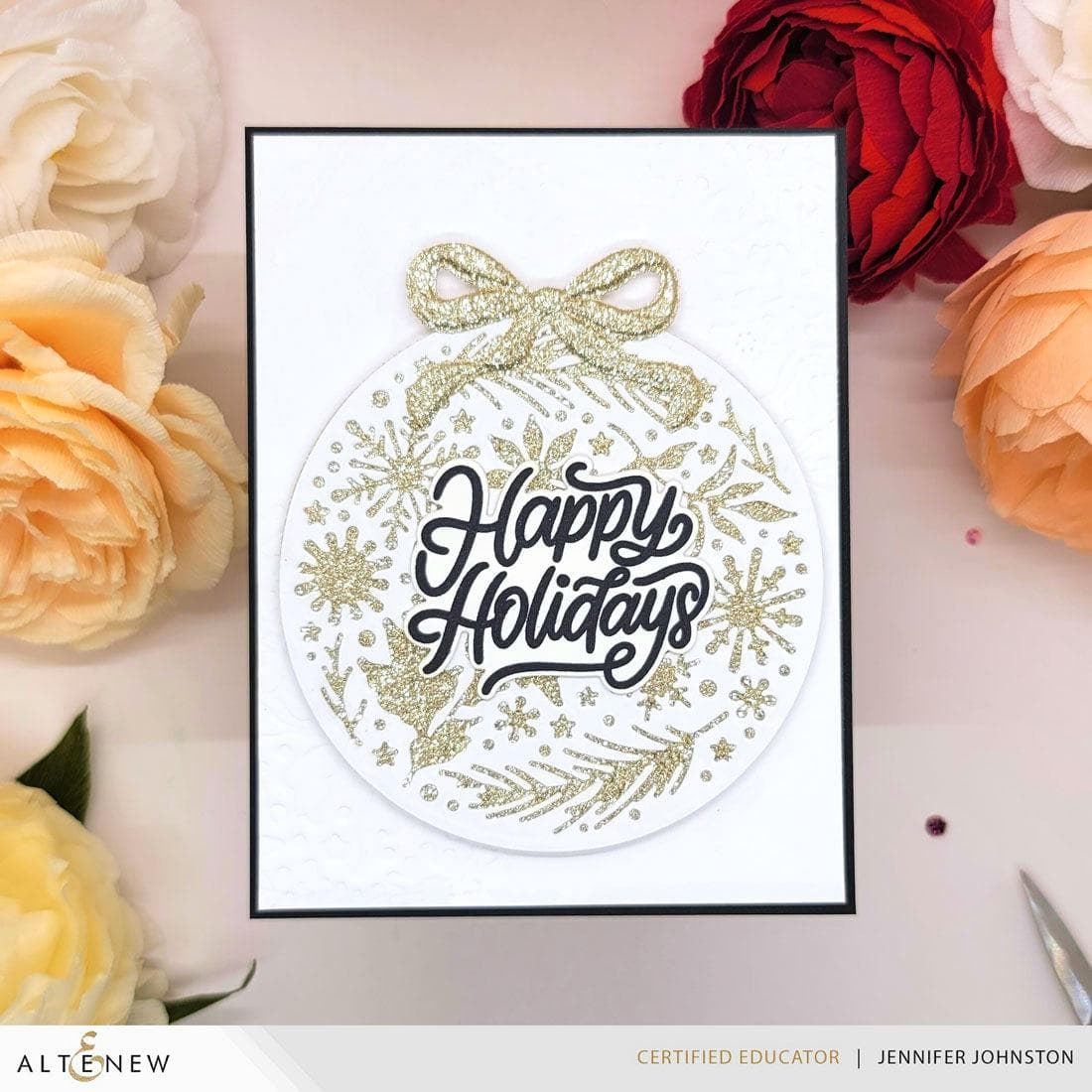 Zero-Waste: Ornamental Winter Pattern Die | Altenew
