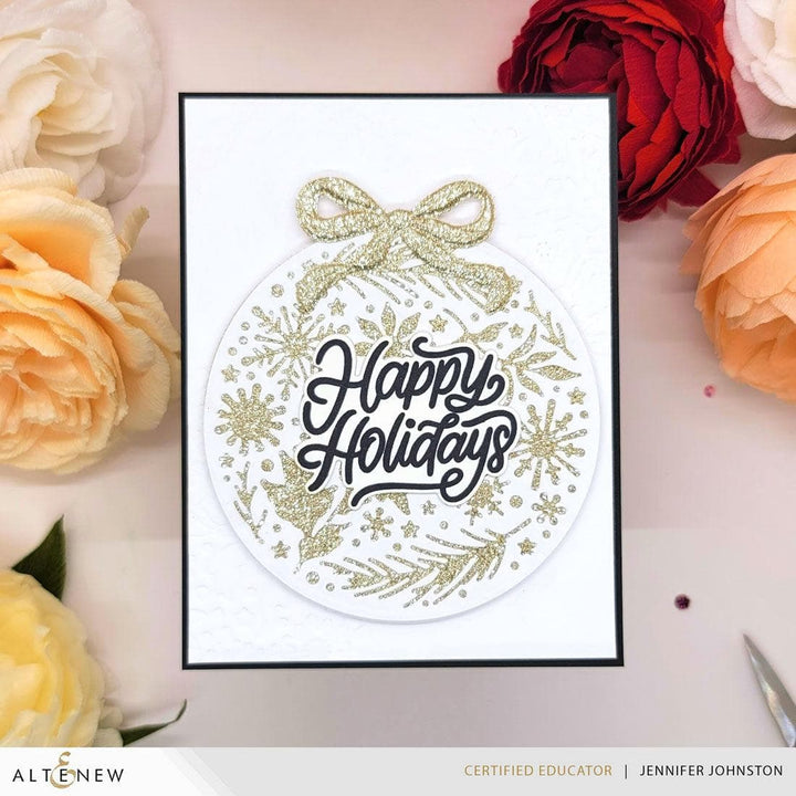 Zero-Waste: Ornamental Winter Pattern Die