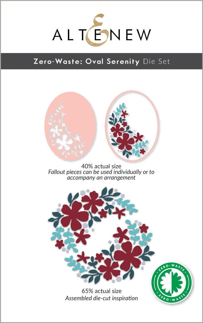 Zero-Waste: Oval Serenity Die Set