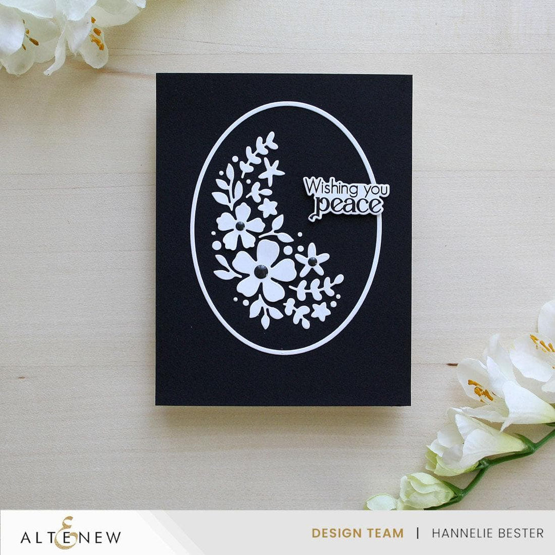 Zero-Waste: Oval Serenity Die Set