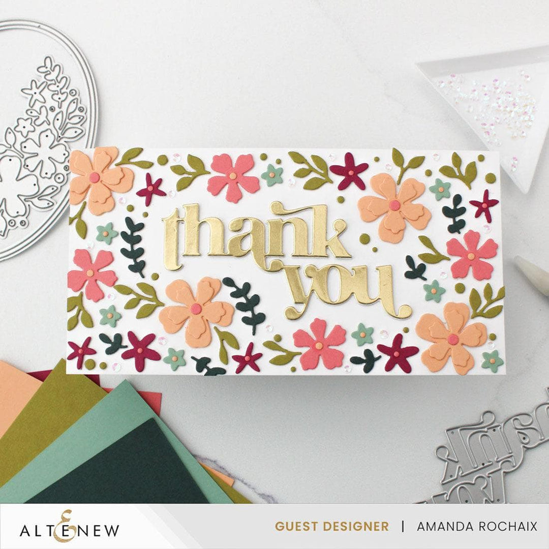 Zero-Waste: Oval Serenity Die Set