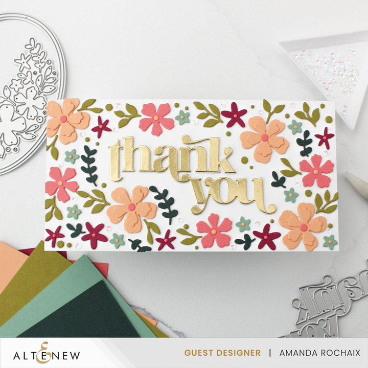 Zero-Waste: Oval Serenity Die Set