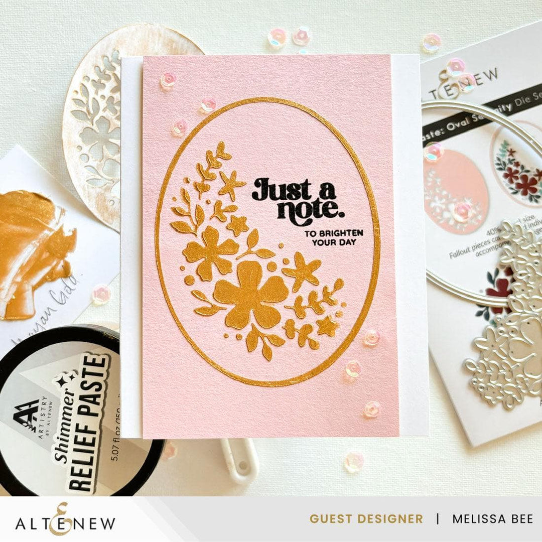 Zero-Waste: Oval Serenity Die Set