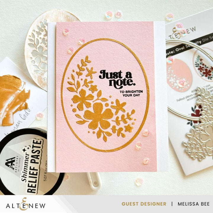 Zero-Waste: Oval Serenity Die Set