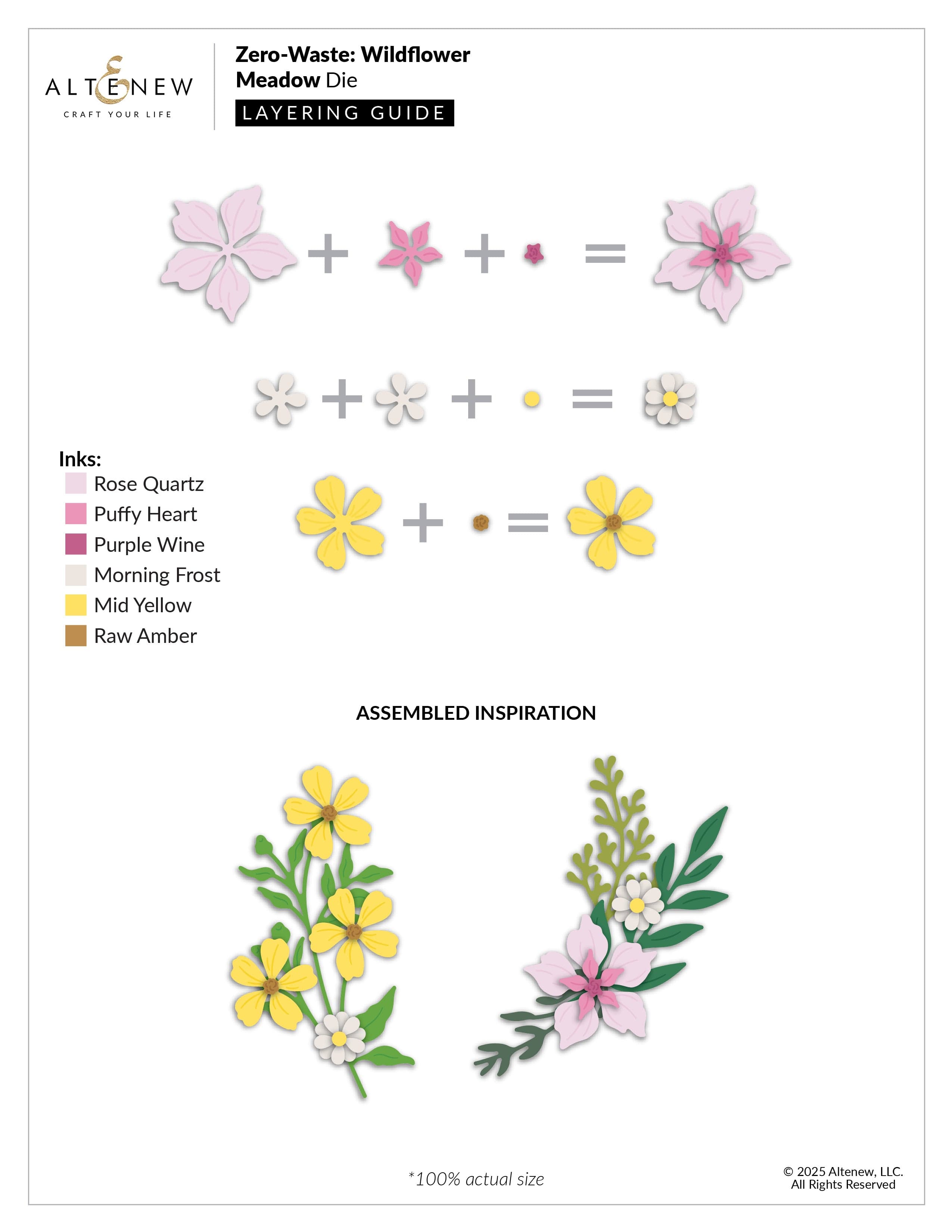Zero-Waste: Wildflower Meadow Die | Altenew