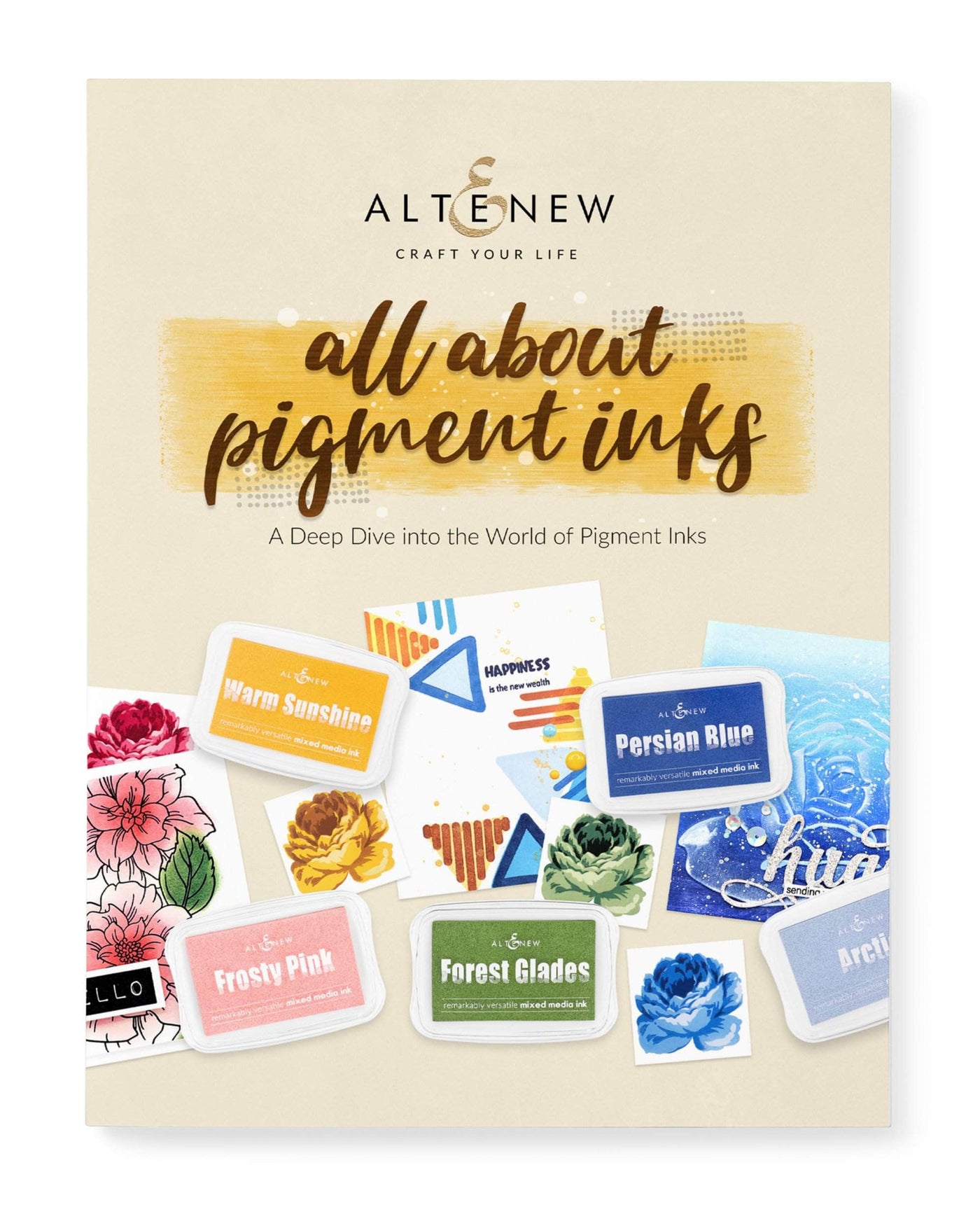 Altenew Digital Downloads All About Pigment Inks Interactive eBook