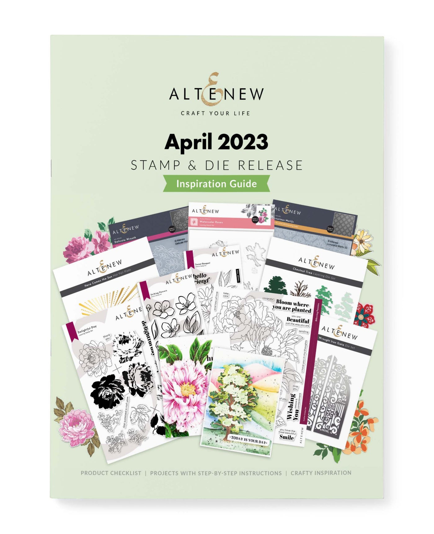 Altenew Digital Downloads April 2023 Release Inspiration Guide (Ebook)