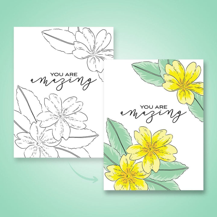 Altenew Digital Downloads Color Me Happy! (FREE Coloring Pages)