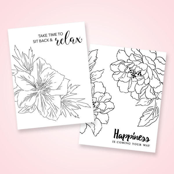 Color Some Blooms! (Printable Coloring Pages)