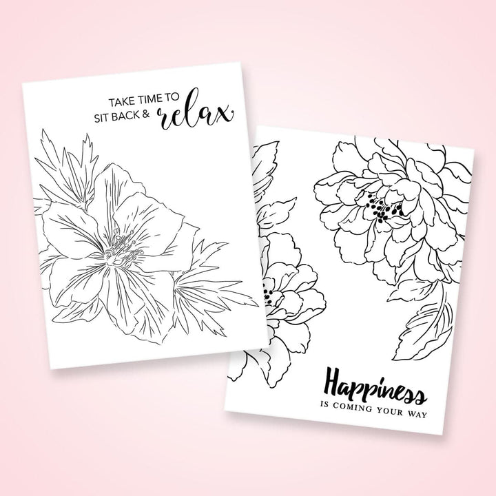 Color Some Blooms! (Printable Coloring Pages)