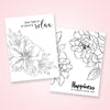Color Some Blooms! (Printable Coloring Pages)