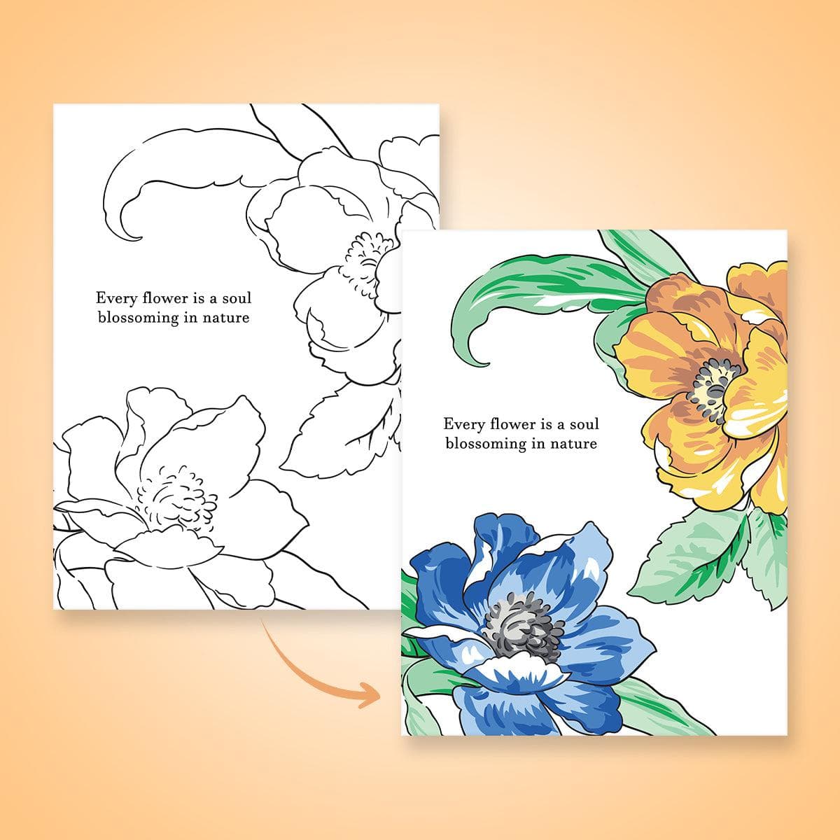 Colorful Blossoms (FREE Coloring Pages)