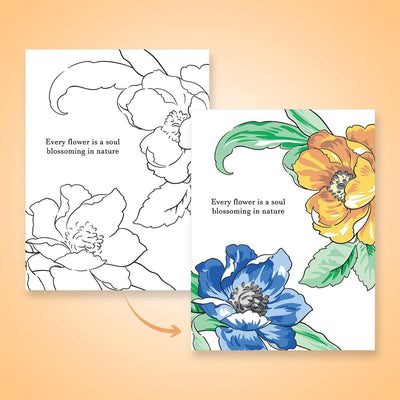 Colorful Blossoms (FREE Coloring Pages)