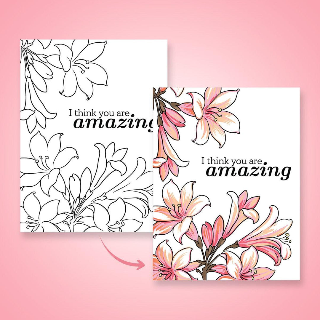 Creative Escape (Free Floral Coloring Pages)