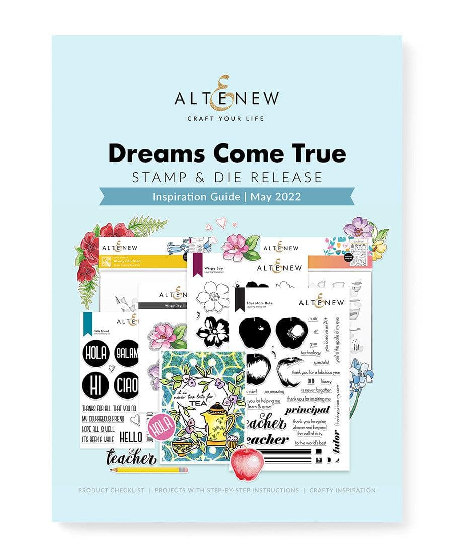 Altenew Digital Downloads Dreams Come True Stamp & Die Release Inspiration Guide (Ebook)