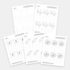 Free Coloring Practice Sheets Vol. 1 (Printable)