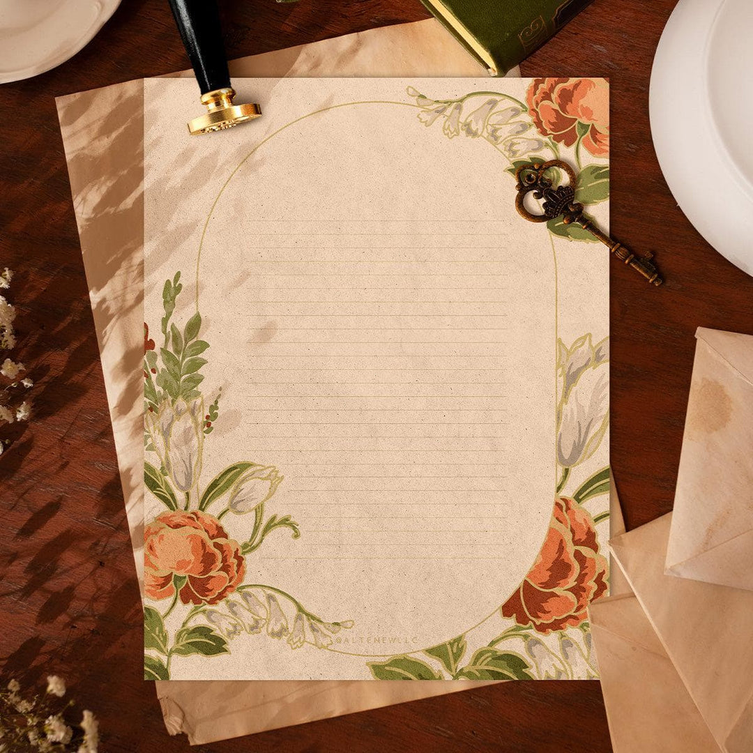 FREE Printable Bordered Stationery