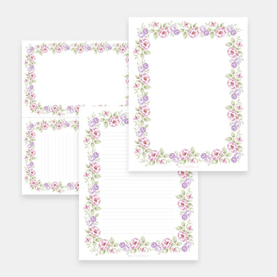 FREE Printable Bordered Stationery