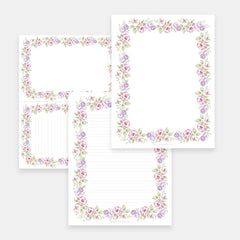 FREE Printable Bordered Stationery