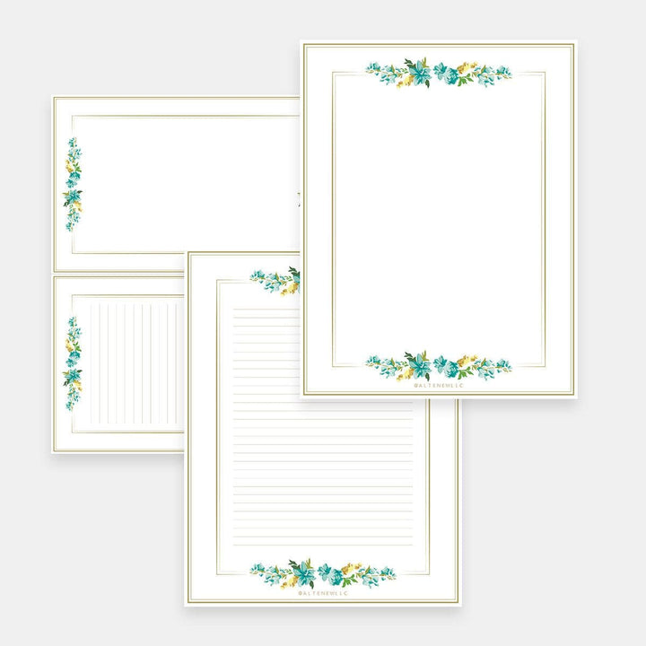 FREE Printable Bordered Stationery