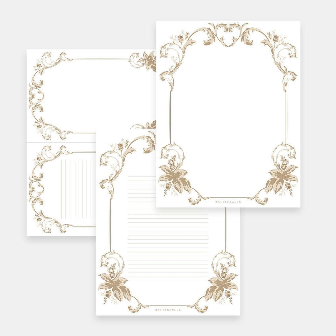FREE Printable Bordered Stationery