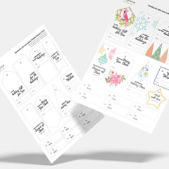 FREE Printable Handmade with Love Labels – Holiday Edition