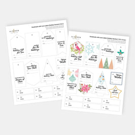 FREE Printable Handmade with Love Labels – Holiday Edition