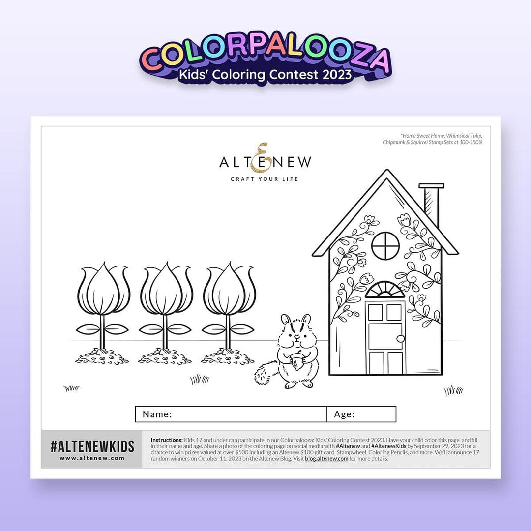 Altenew Digital Downloads Imagine Wonderland (FREE Coloring Pages)