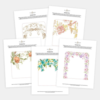 Printable Envelope Liner Template