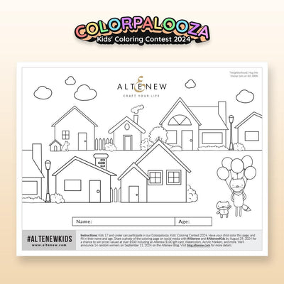 Vibrant Adventures (FREE Coloring Pages)