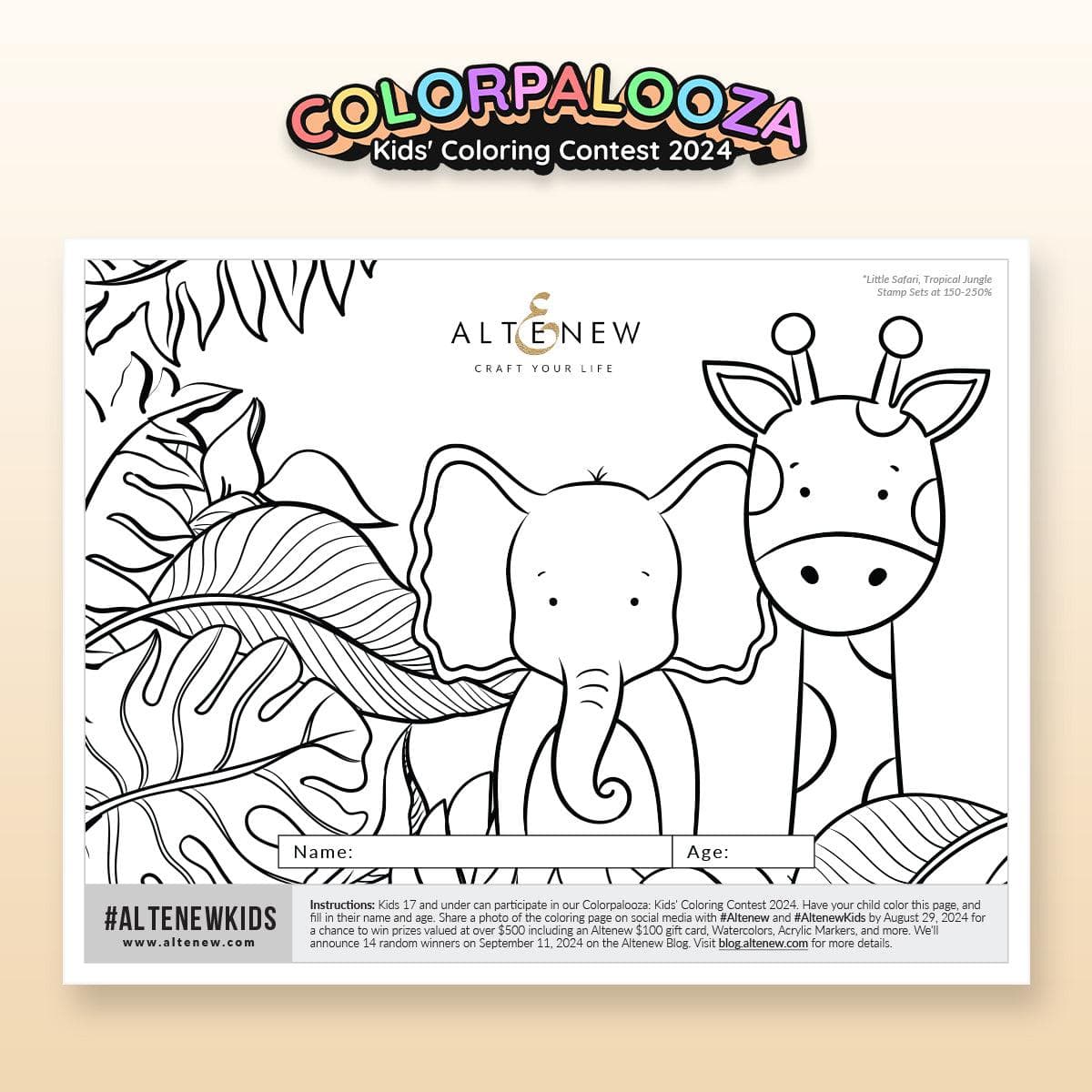 Vibrant Adventures (FREE Coloring Pages)