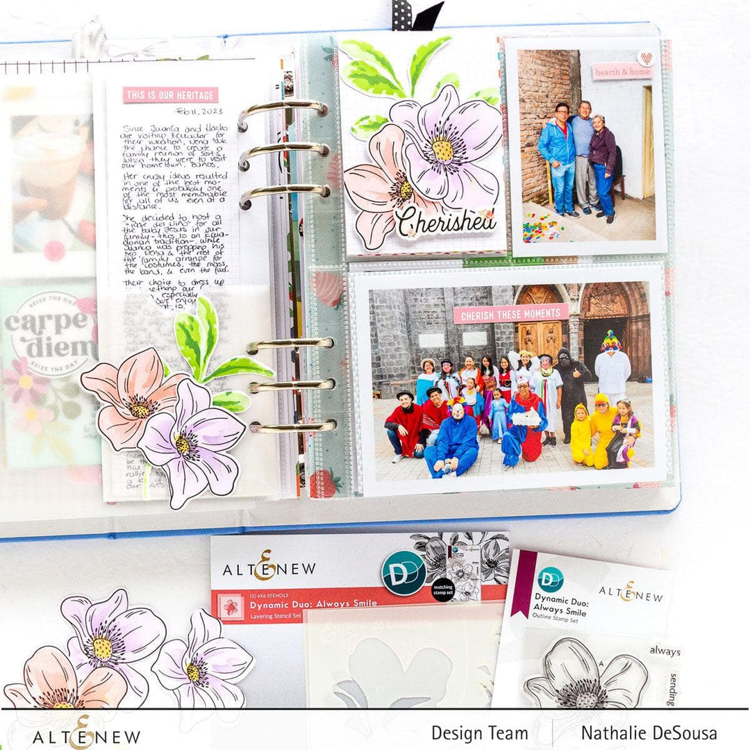 Altenew Dynamic Duo Bundle Dynamic Duo: Always Smile & Add-on Die Bundle