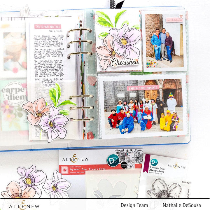 Altenew Dynamic Duo Bundle Dynamic Duo: Always Smile & Add-on Die Bundle