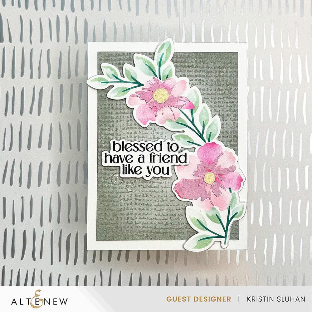 Dynamic Duo: Painted Blossoms & Add-on Die Bundle