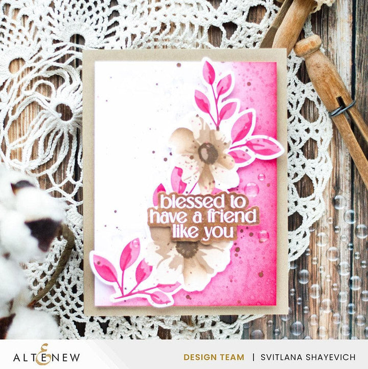Dynamic Duo: Painted Blossoms & Add-on Die Bundle