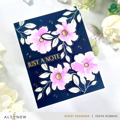 Dynamic Duo: Painted Blossoms & Add-on Die Bundle