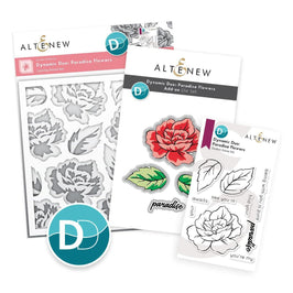 Altenew Dynamic Duo Bundle Dynamic Duo: Paradise Flowers & Add-on Die Bundle
