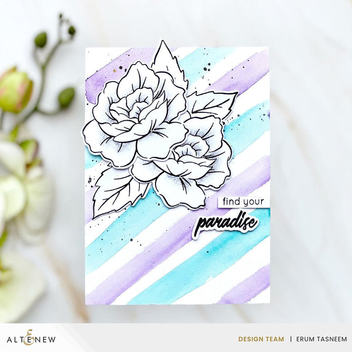 Altenew Dynamic Duo Bundle Dynamic Duo: Paradise Flowers & Add-on Die Bundle