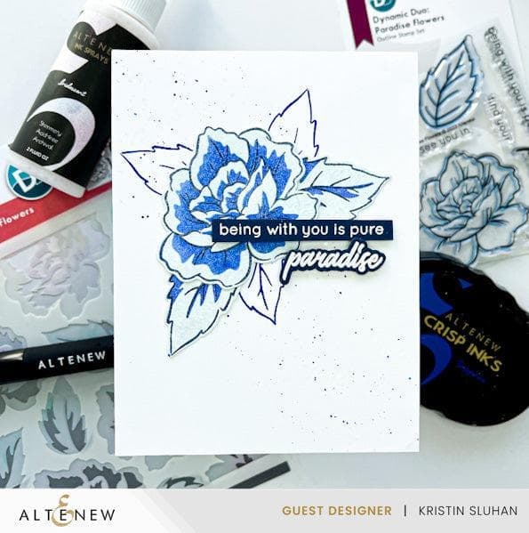 Altenew Dynamic Duo Bundle Dynamic Duo: Paradise Flowers & Add-on Die Bundle