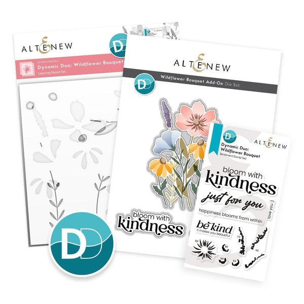 Altenew Dynamic Duo Bundle Dynamic Duo: Wildflower Bouquet & Add-on Die Bundle