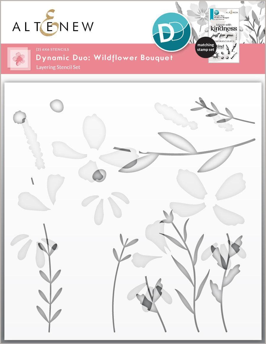 Altenew Dynamic Duo Bundle Dynamic Duo: Wildflower Bouquet & Add-on Die Bundle
