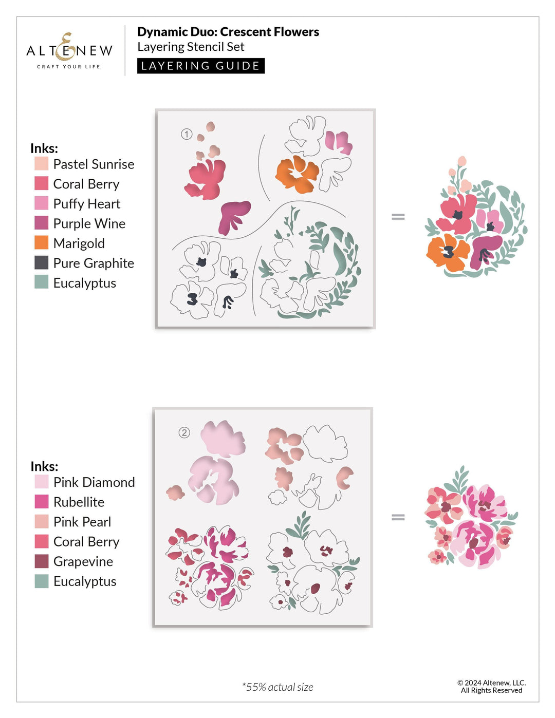 Dynamic Duo: Crescent Flowers