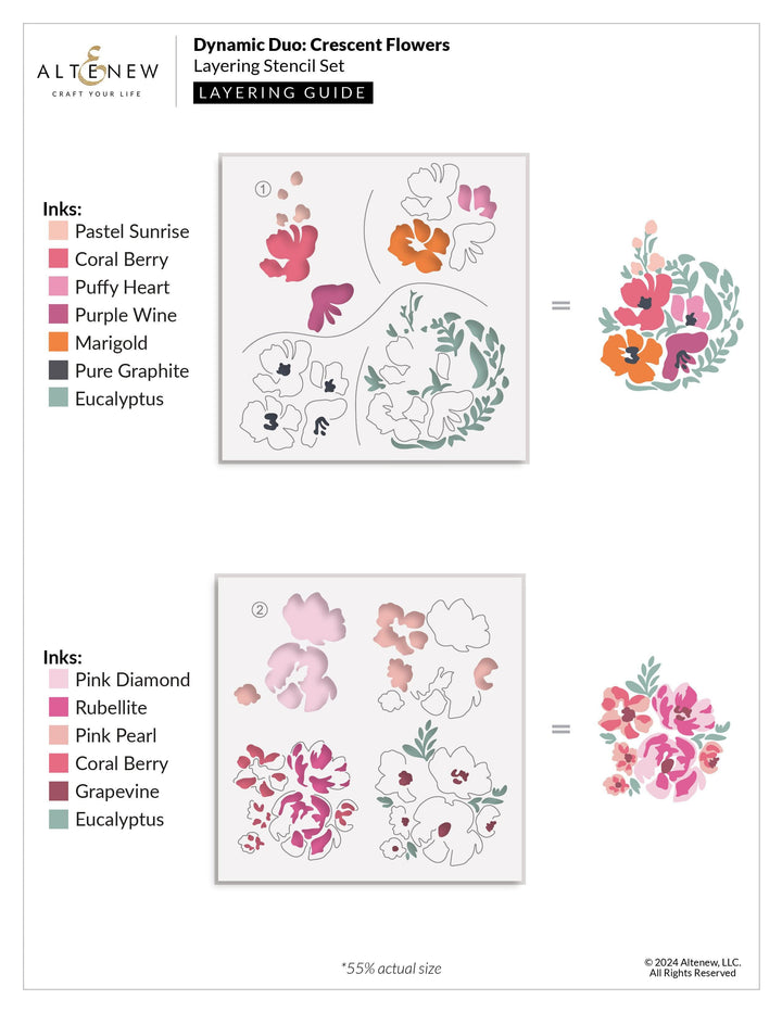 Dynamic Duo: Crescent Flowers