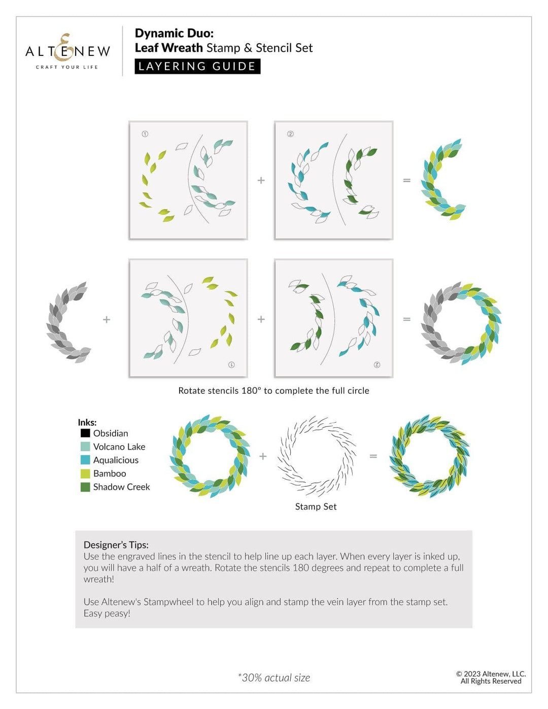 Altenew Dynamic Duo Dynamic Duo: Leaf Wreath
