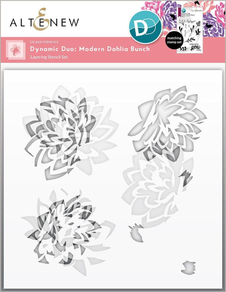 Dynamic Duo: Modern Dahlia