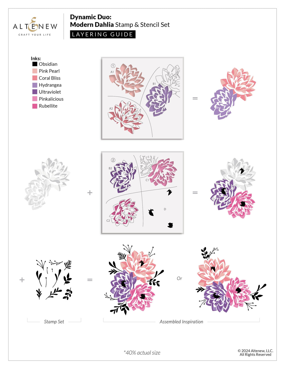 Dynamic Duo: Modern Dahlia