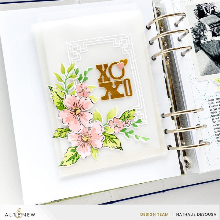 Dynamic Duo: Painted Floral Swag