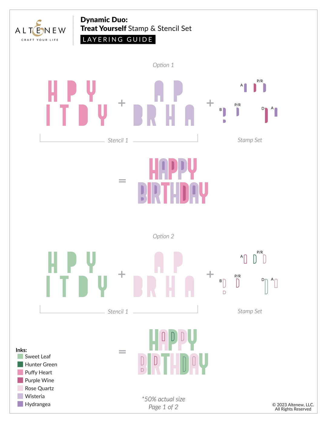 Altenew Spark Joy Dynamic Duo: Treat Yourself