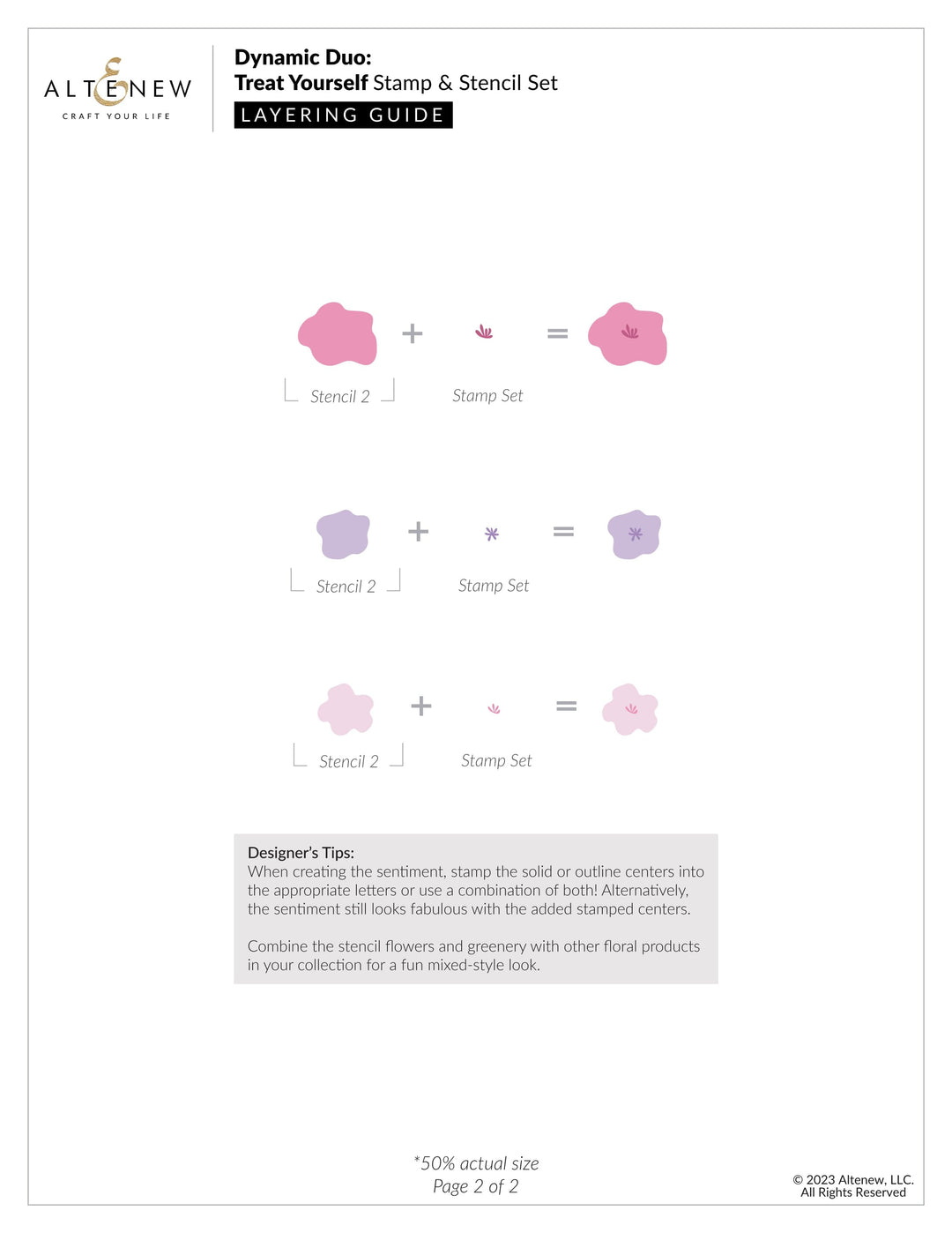 Altenew Spark Joy Dynamic Duo: Treat Yourself