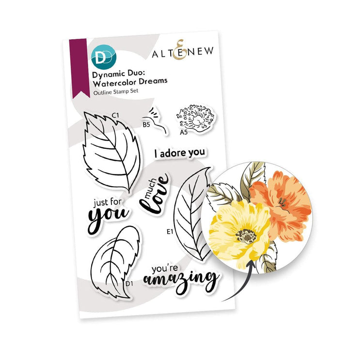 Dynamic Duo: Watercolor Dreams